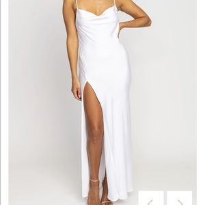 RESA white slip dress